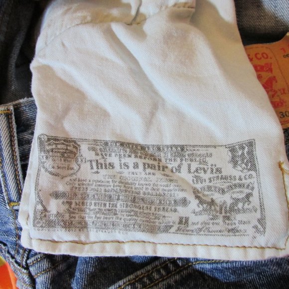 Levi's 501 Blue Jeans 36x30 - Picture 15 of 16